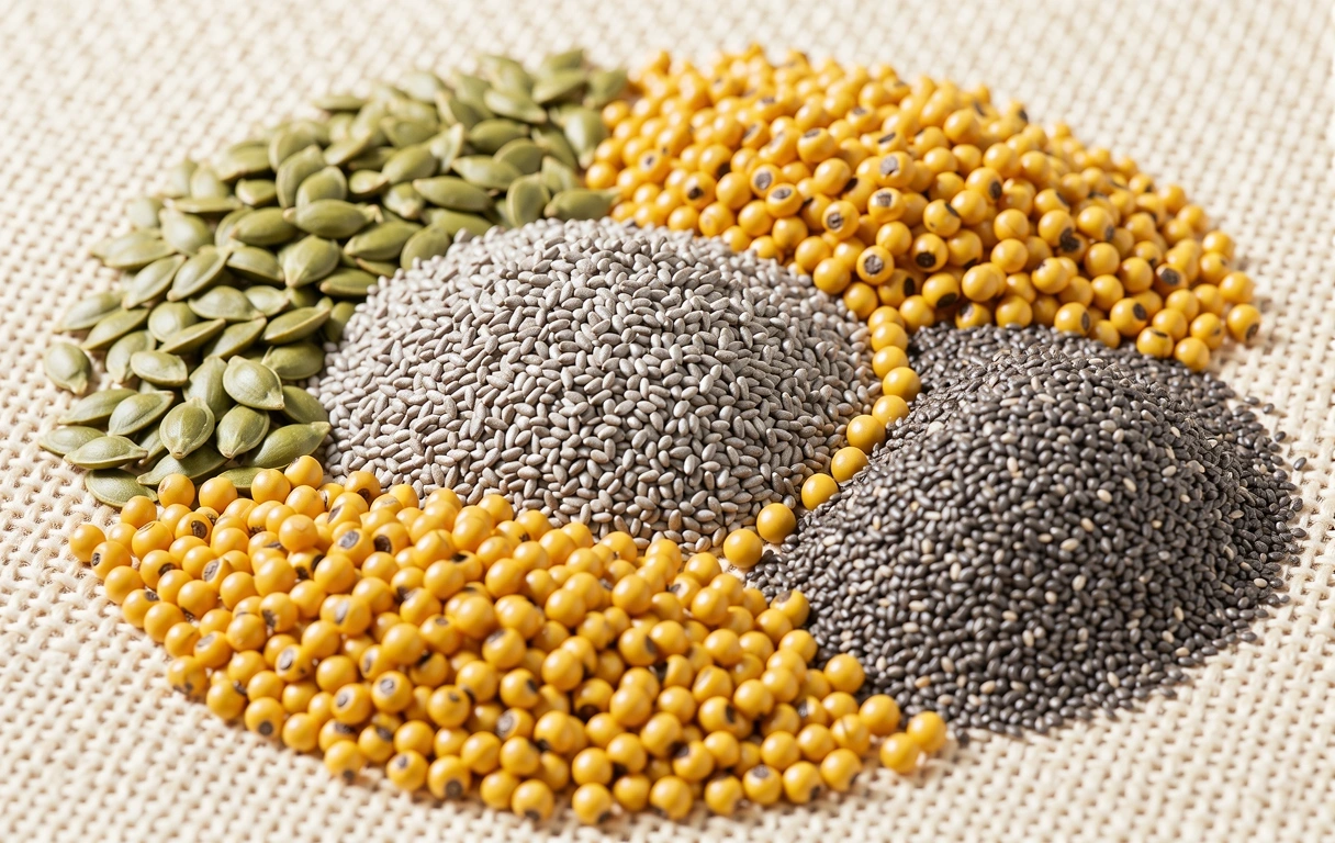 Semillas y granos naturales